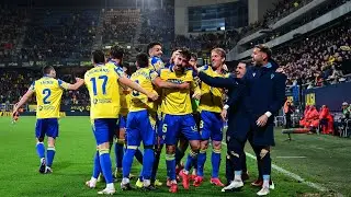 CÁDIZ 3-1 MIRANDÉS - GOLES DE CLIMENT, SOBRINO, CHUST Y PANICHELI