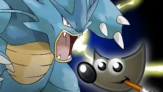 Fusemon Painting - Gyaradon (Sugimori Style)