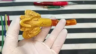 Block Meerschaum Winged Reaper Pipe