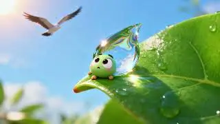The Raindrop Who Wanted to Learn to Fly Part 2 | Gentle Storytime Song for Kids | The Jingle Station