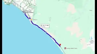 San Clemente Metrolink Station to Las Pulgas Bike Path trailhead ebike ride