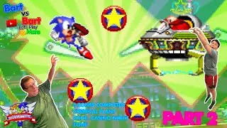 SONIC 2 IS LIKE PINBALL MANIA! AAAH!! Dad & Son Run Through Zones IN SONIC 2  PART 2!! (BVBLP)