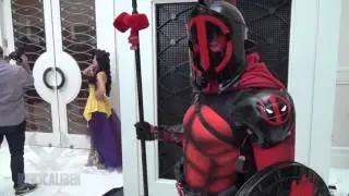 DEADPOOL! Spartan X Cosplay by Con-Man Hilton