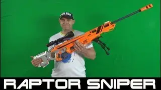 NERF RAPTORSTRIKE SNIPER KIT + HARD RANGE TUNING FEDER EINBAU [deutsch/german]