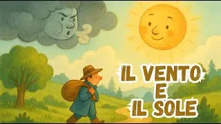 Il Vento e il Sole | Le favole di Esopo | Storie per bambini con morale
