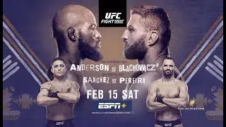 UFC FIGHT NIGHT 167: АНДЕРСОН VS БЛАХОВИЧ. РЭЙ БОРГ. ПЕРЕЙРА