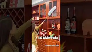 Use this retractable duster for the Spring Festival cleaning #diy #goodthing #practical #hometools