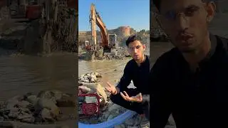 Gold Mining on the Attock-KPK Border Along the Indus River  #goldmining #attock #shorts #qasimawan