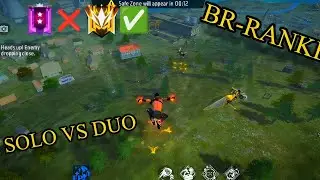 BR Ranked Solo vs Duo Gameplay kills 5 ! FREE FIRE MAX #freefire