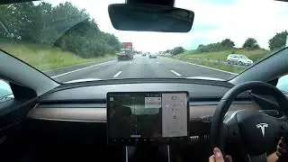 Tesla Model 3 Auto Pilot lane change options