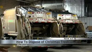 City of Madison urges residents to properly throw away your Christmas trash