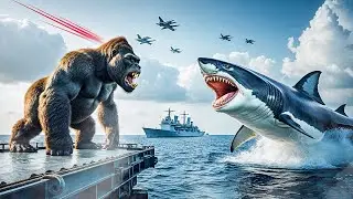 King Kong VS MEGALODON: The Ocean Deep Sea Battle ! | King Kong Movie