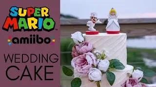 Mario and Peach amiibo Wedding Cake + Nintendo Cookies!