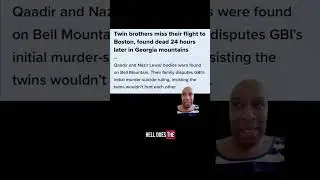 Twin Brothers Found Dead in Georgia | #georgia #viral #twin #twins #crime #truecrime