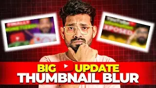 YouTube Thumbnail BLUR Feature 😱 New YouTube Update 2025