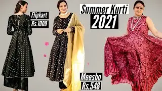 SUMMER KURTI HAUL 2021 | FLIPKART V/S MEESHO 😮 | MEET MY BABY