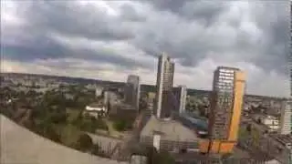 Rooftop climb Vilnius
