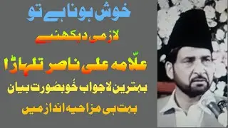   Allama ali nasir |  خوبصورت مزاحیہ انداز | talhara funny clips | Ali nasir talhara funny majlis |🌹