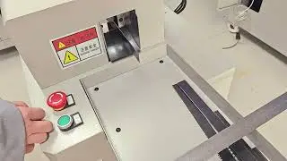 Auto creasing cutting machine 2x2, 2x1 perforation rule test #diemaking