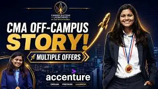 CMA Off Campus Placement After Multiple Attempts | Real CMA Job & Interview Story | Mrunali Patil