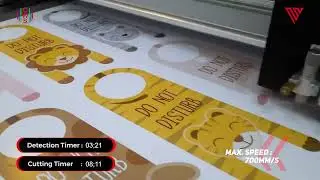 Vulcan digital flatbed plotter FC-500VC  #machine #diecutting #factory