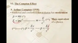 Modern Physics Lecture #5 - The Compton Effect