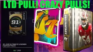 91+ ULTIMATE LEGEND FANTASY PACK & CLUTCH LTD PULL, Madden 22 Pack Opening