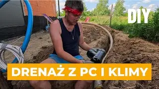 Odprowadzenie skroplin z jednostki zewnętrznej pompy ciepła i klimatyzacji