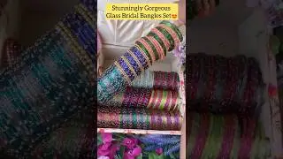 Gorgeous Bridal Glass bangles set under budgeted range #shorts