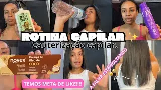 CAUTERIZA&Ccedil;&Atilde;O CAPILAR | ROTINA CAPILAR | A FALHA VOLTOU !!!!