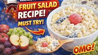 Ramzan Special Creamy Fruit Salad|Creamy Fruit Salad Recipe | Easy & Delicious Dessert in 10 Minutes
