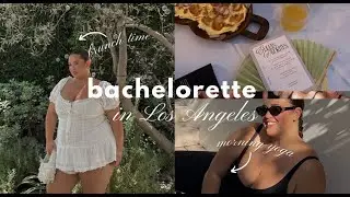 BACHELORETTE WEEKEND: in Los Angeles, *no party, wellness weekend full itinerary, with bridal glam!!