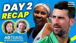Djokovic WINS 100th match at AO, Gauff + Swiatek into Round 2 | Australian Open 2026