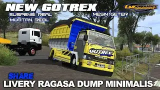 STD MINIMALIS 😎🔥SHARE MOD & LIVERY TRUK RAGASA DUMP MINIMALIS V7 || MOD BUSSID TERBARU