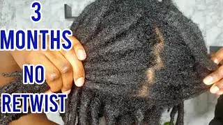 3 Months No Retwist On Locs ! Here's What Happened
