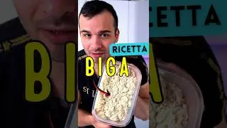 BIGA: come si fa? La ricetta del pre fermento #pizza #pizzafattaincasa #impasto