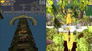Lost Temple Endless Run vs Run away from temple lost jungle