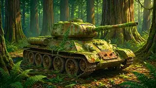 Perdido durante 74 a&ntilde;os en el lodo profundo un tanque T 34 de la Segunda Guerra Mundial finalmente