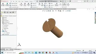 Bench vice assembly Part 8 Set screw 1 in solidworks