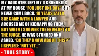 My daughter left me with my 3 grandkids… 10 years later she accused me of kidnapping!
