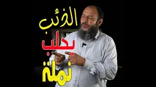 الذئب يحلب نملة