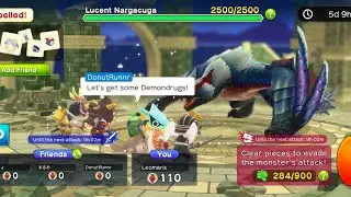 Monster Hunter Puzzles Felyne Isles| Lucent Nargacuga 1-10 stages