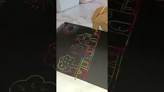 How to Draw House: Scratch Book