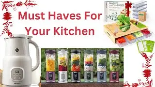 Ultimate Kitchen Gadgets Review | Ninja Blast Blender | Bamboo Cutting Board | Nut Milk Maker