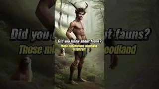 Did you know about fauns? Those mischievous woodland creatures! #shorts #viral #fauns #creatures