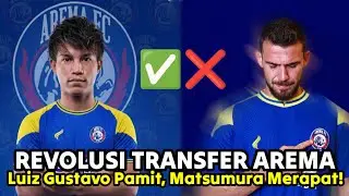 REVOLUSI TRANSFER AREMA: Luiz Gustavo Pamit Karena Cedera, Ryo Matsumura Resmi Merapat!