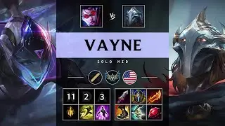 Vayne Mid vs Viktor - NA Challenger Patch 25.15