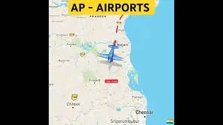 Andhra Pradesh Airports list and route map #journey #andhrapradesh #airport