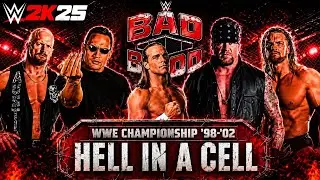 WWE2K25 Fatal 5-Way Hell in a Cell with legends 