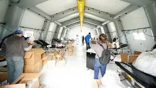 Field hospital built in Central Park to treat COVID-19 patients